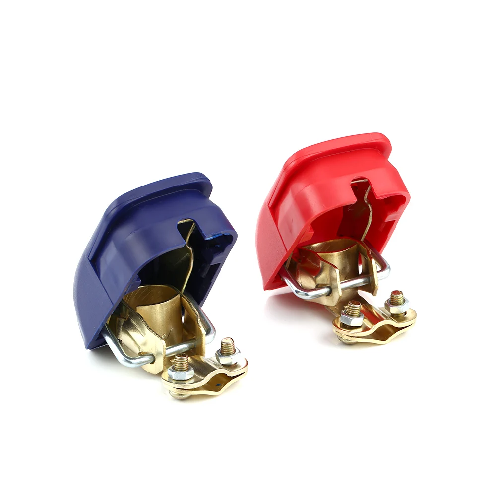 

Pair 12V Car Battery Terminals Connector Clamps Quick Release Lift Off Positive Negative for Cars Caravan Boat Motorhome