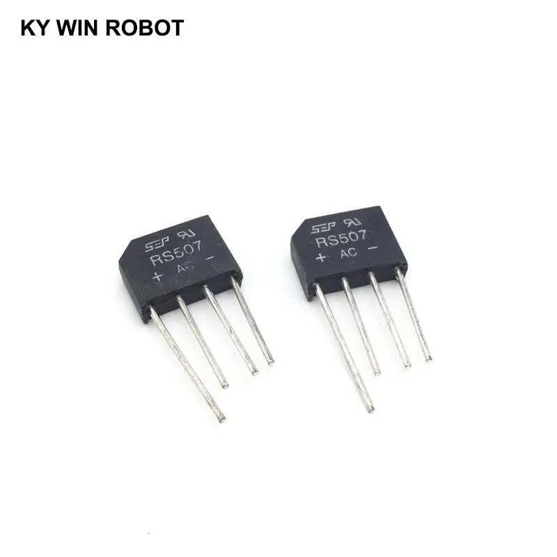 5A 700V diode bridge rectifier RS507 5PCS diode bridge rectifier,rectifier diodes,electrical rectifier diodes