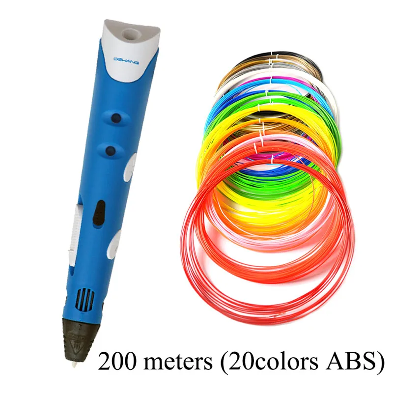 DEWANG Scribble Pen 3D Pens 200M ABS Filament 3D Printer Christmas Presents Printing Pen 3D Pencil for School Gadget in Moscow