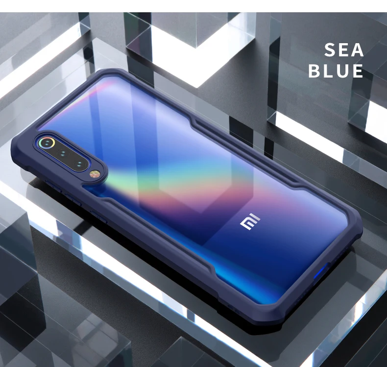 XUNDD Airbag Shockproof Case For Xiaomi Mi9 Cover Full Protective Case Transparent PC Back Cover for Xiaomi Mi 9 SE Case Coque