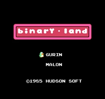 

Binary Land Region Free 8 Bit Game Card For 72 Pin Video Game Player