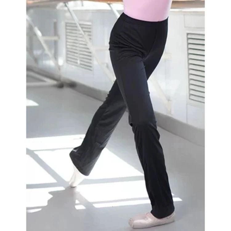 Профессиональные хлопковые черные спортивные балетные танцевальные брюки высокого качества для женщин Йога фитнес брюки для девочек тонкие гимнастические леггинсы