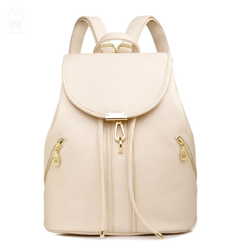 Ladies Printing Student School Bag For Teenage Girls Fashion Pu Leather Women Backpacks Mochila Feminina XB1605