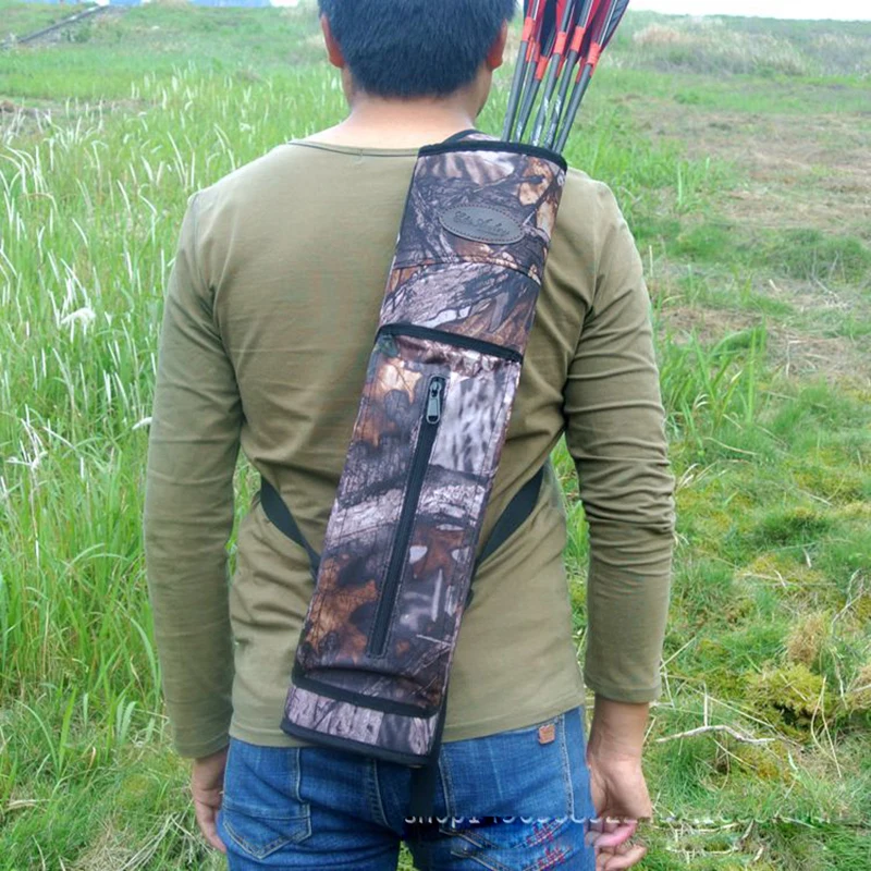 Large Capacity Archery Arrow Quiver for Compound Recurve Bow Arrow Bag