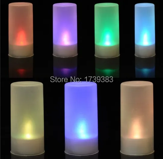 

20pcs/lot Colorful Voice Control LED Flameless Candle Light,Romantic creative Propose/Party Electronic Flickering Tea Lights