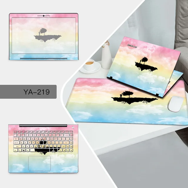 Laptop Sticker Mouse Pad Sets Skin for Dell XPS 15 9550/11 3162/17 5759