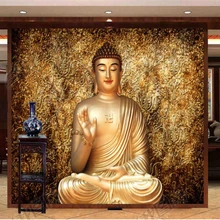 Beibehang пользовательские обои трехмерный рельеф статуи Будды фон фрески Гостиная Спальня Декор 3d обои
