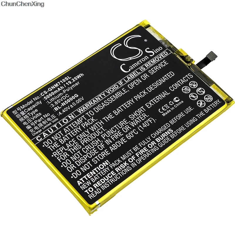 Cameron Sino 5000mAh аккумулятор BL-N5000G для GIONEE GN5007, GN5007L, M7 power