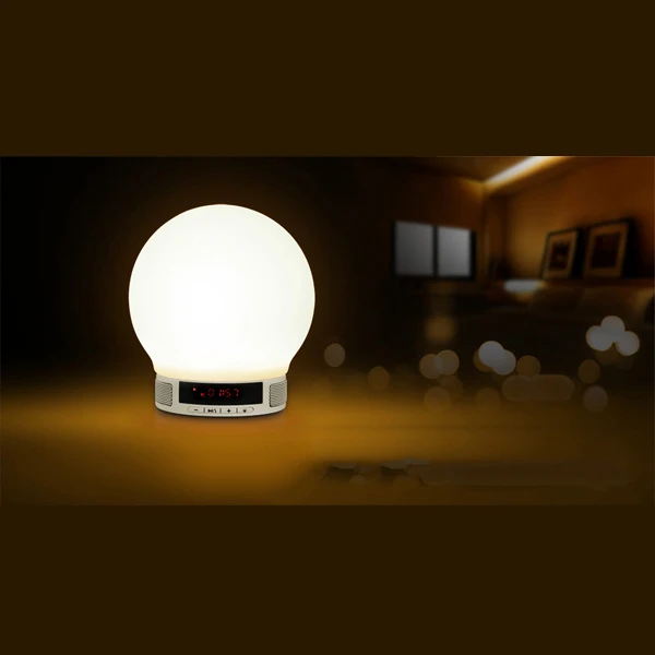2015 New Arrival Romantic Lighting Bluetooth Speaker with Smart Alarm Clock table lamp | Освещение