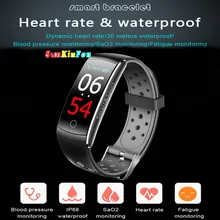 U07 Full View HD Цвет Экран Смарт Браслет динамический мониторинг сердечного ритма крови Давление кислорода в крови Smart Band для Apple iPhone 7 Plus iPhone 7 6 plus