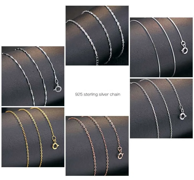 7 silver chain necklace