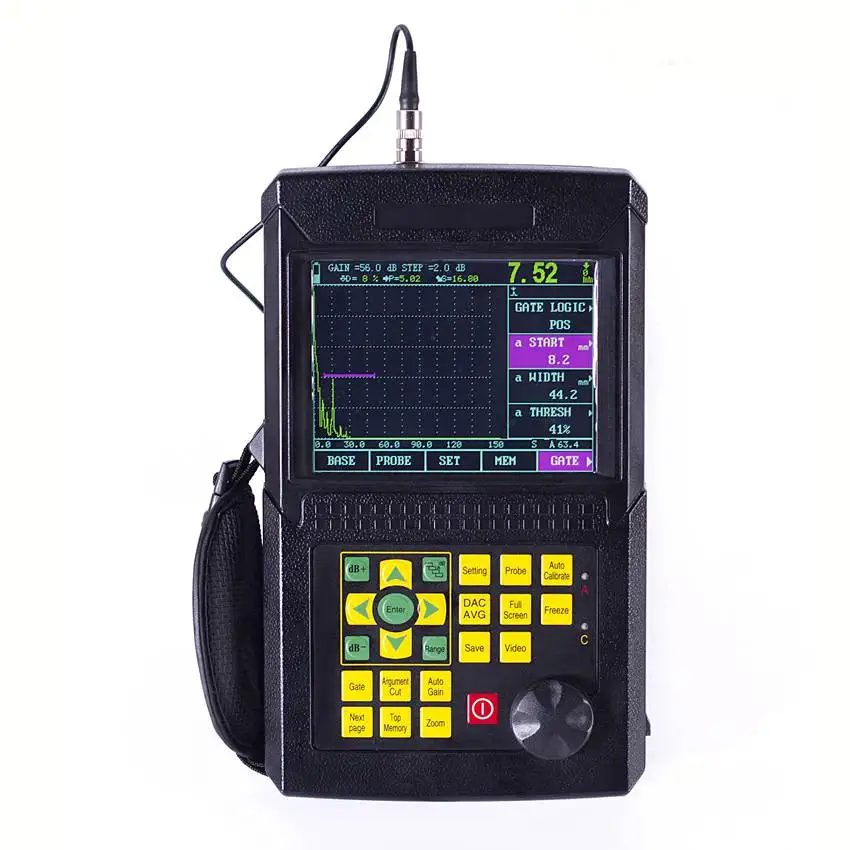 Leeb522 цифровой ультразвуковой дефектоскоп 0 ~ 10000 мм с прямым зондом|detector|detector digital |
