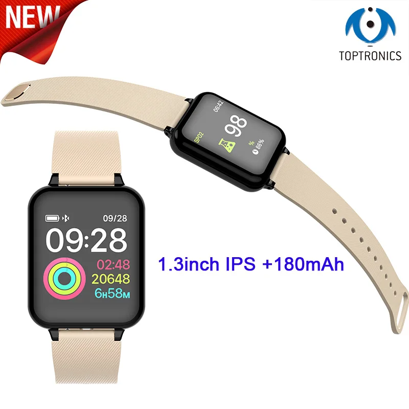 

Toptronics B57 Smartwatch Fashion Sports For Android / IOS With 1.3 IPS Heart Rate Monitor Blood Pressure Functions Smart Watch