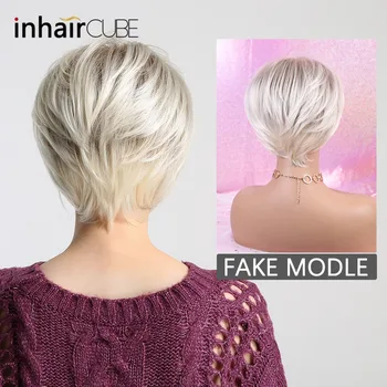 Inhair Cube Short Straight Synthetic Hair Wig 10 5