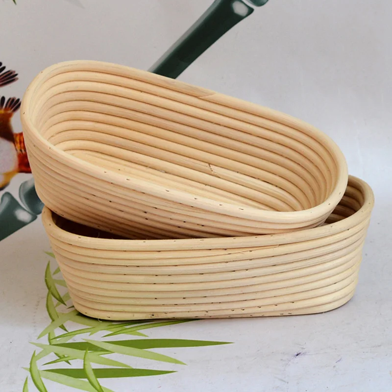 

Round Oval Long Banneton Bortform Bread Dough Proofing Rattan Basket Multi Size