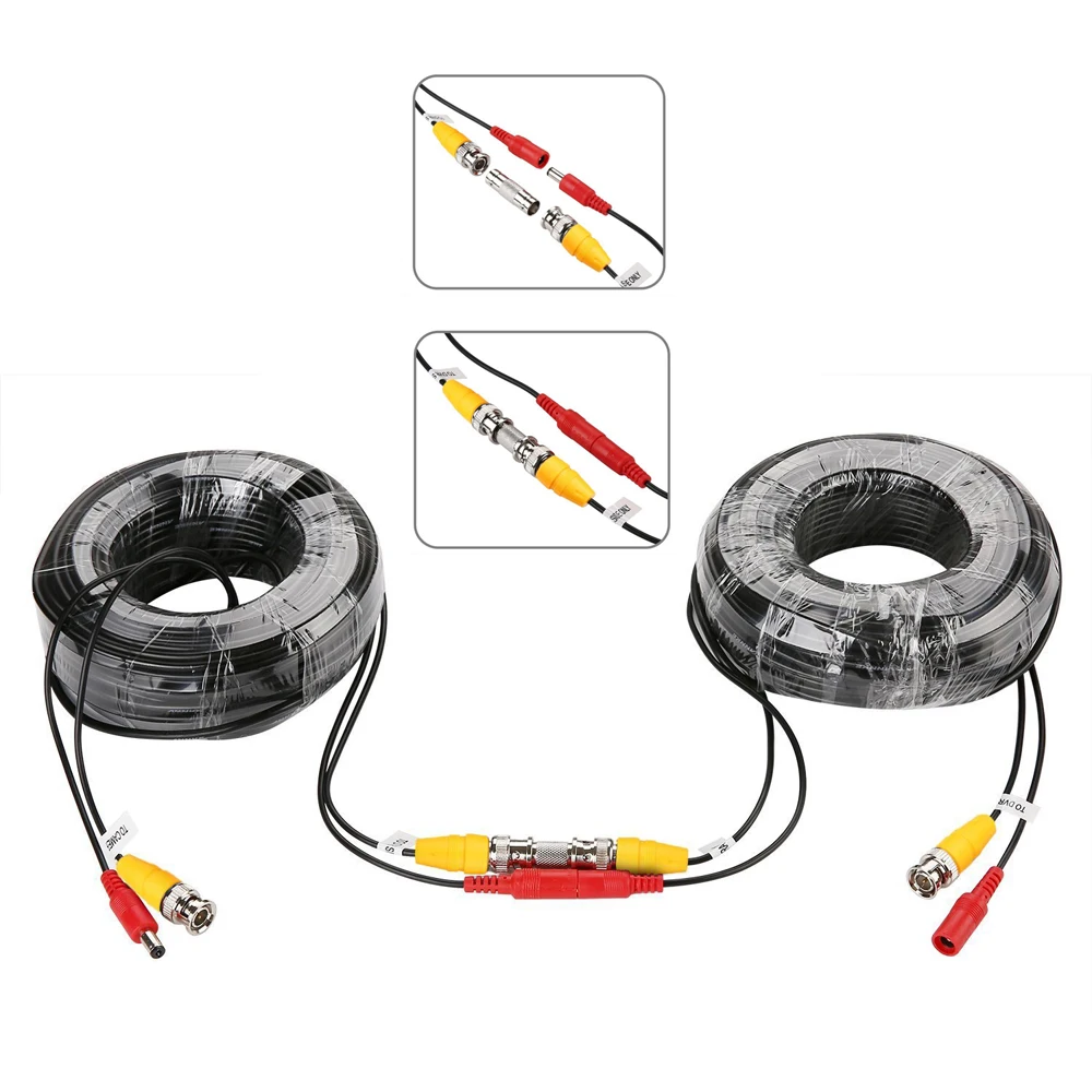 High quality BNC Video Cable Security CCTV Camera DC Power Copper Core AHD CVI Surveillance DVR System Installation Accessories High quality BNC Video Cable Security CCTV Camera DC Power Copper Core AHD CVI Surveillance DVR System Installation Accessories