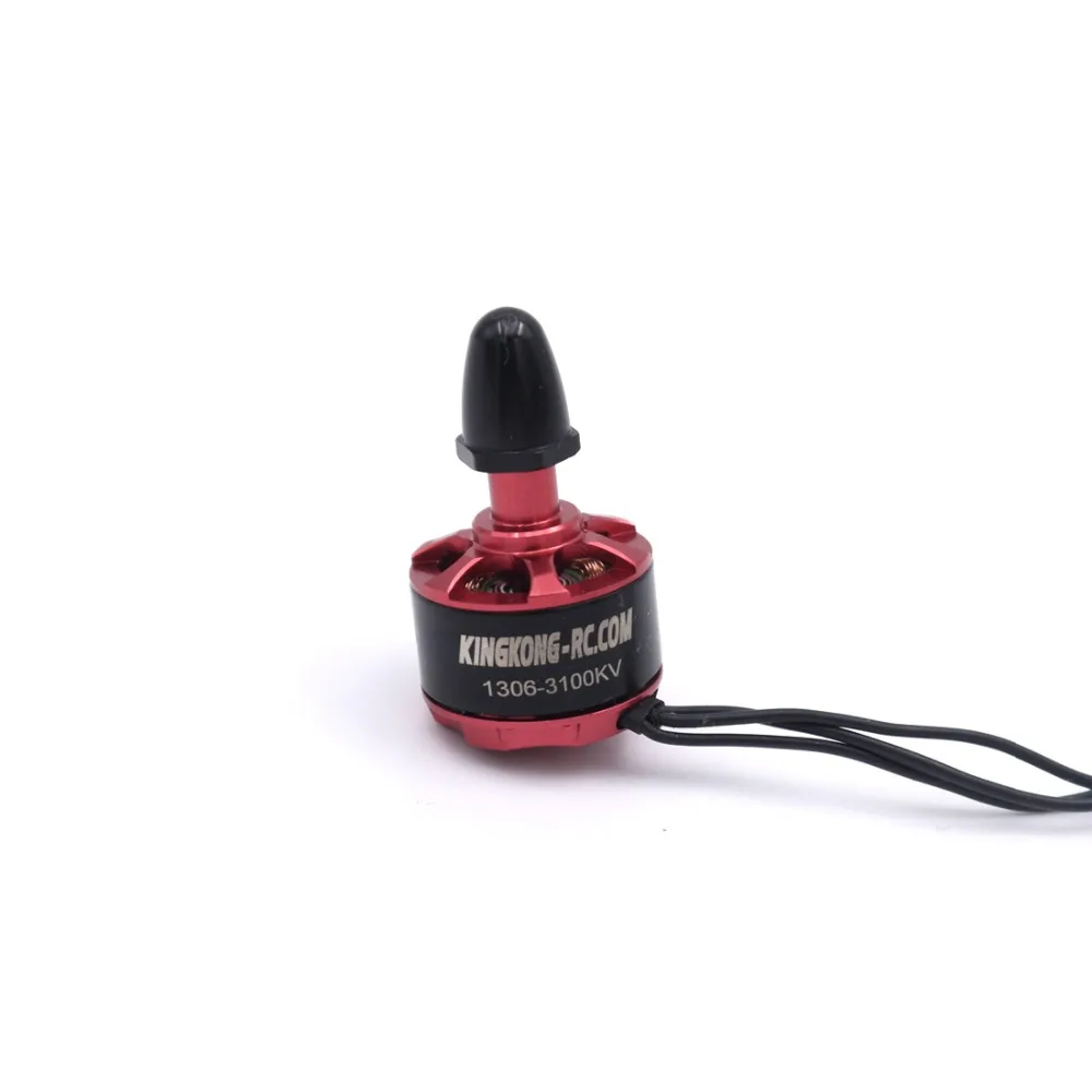 4 шт./лот высокое качество KINGKONG 1306 3100KV 2 S бесщеточный двигатель 2CW 2CCW для гоночного