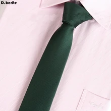 Мужские одноцветные Галстуки Atrovirens, повседневный тонкий узкий галстук, классический галстук для жениха, деловые Узкие галстуки для свадебной вечеринки SK609
