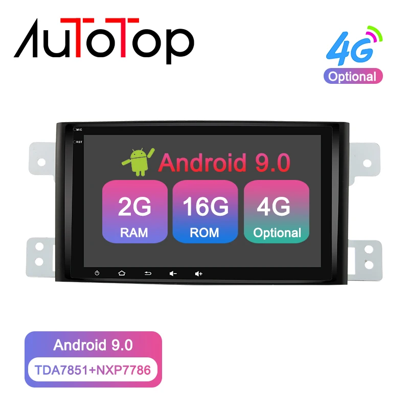 Discount AUTOTOP 8" 1din Android 9.0 Car Radio Player for Suzuki Grand Vitara 2006-2011 Car GPS Navigation RDS Wifi Mirrorlink BT NO DVD 0 Discount AUTOTOP 8" 1din Android 9.0 Car Radio Player for Suzuki Grand Vitara 2006-2011 Car GPS Navigation RDS Wifi Mirrorlink BT NO DVD 0