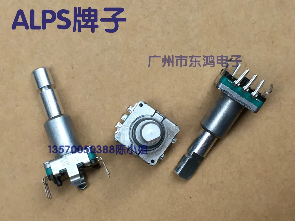 

2PCS/LOT ALPS Alps type EC11 encoder with no switch 30, positioning 15 pulse, fine shaft length 23mm