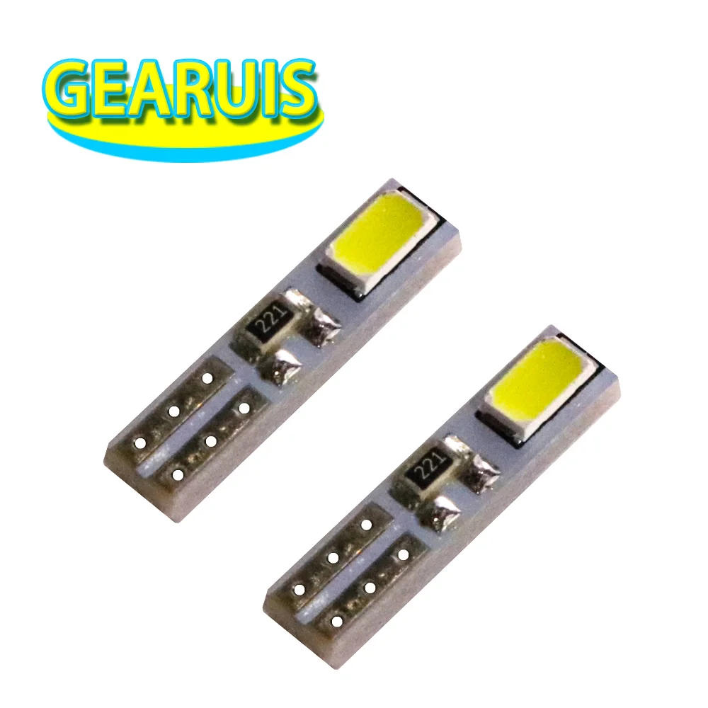 100 шт. T5 2 SMD 5630 W3W Led 74 73 Клин 12 В 5730 2SMD приборная кластер Светодиодная панель