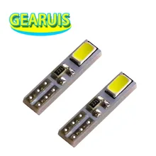 100 sztuk T5 2 SMD 5630 W3W Led 74 73 klinowe 12v 5730 2SMD zestaw wskaźników panel ledowy prędkościomierz lampy żarówki miernik światełko biały