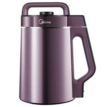 

LK1754 Quality Soy Milk Maker Home Stainless Steel Soybean Milk Machine Time&Temperature Appointment Filter-free 1300ml Purple