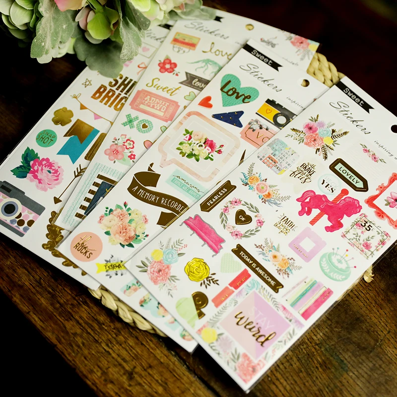 

ZFPARTY Love This Paper Stickers for Scrapbooking Happy Planner/Card Making/Journaling Project