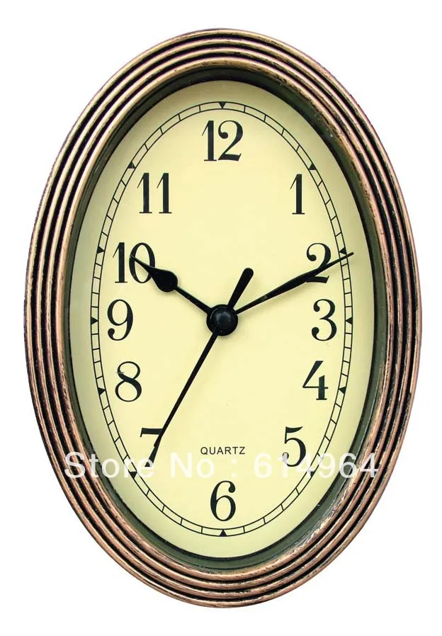 New Insert clock clock head159*110mm(29A) oval shape,clock parts Arabic