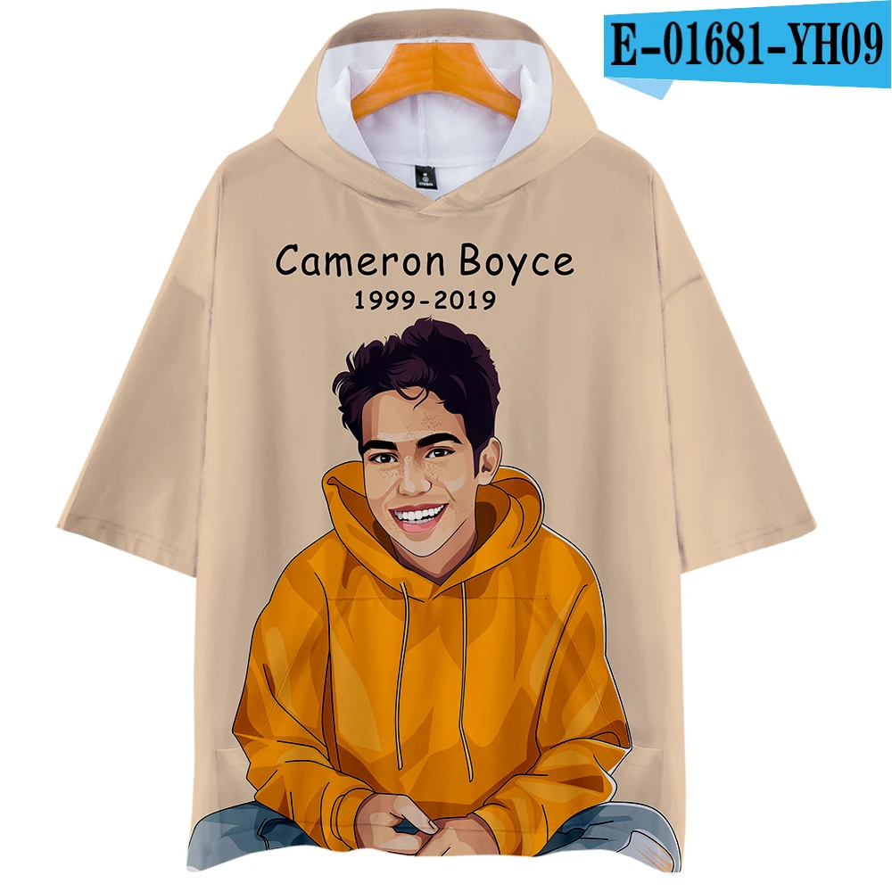 Новинка года; модные летние футболки с короткими рукавами с 3D принтом Cameron Boyce; крутые и дышащие футболки с короткими рукавами - Цвет: style2