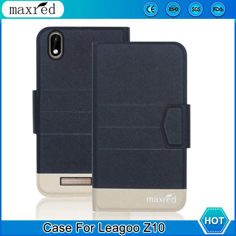 

5 Colors! Leagoo Z10 Case 2019 High Quality Flip Ultra-thin Luxury Leather Protective Case For Leagoo Z10 Cover Phone