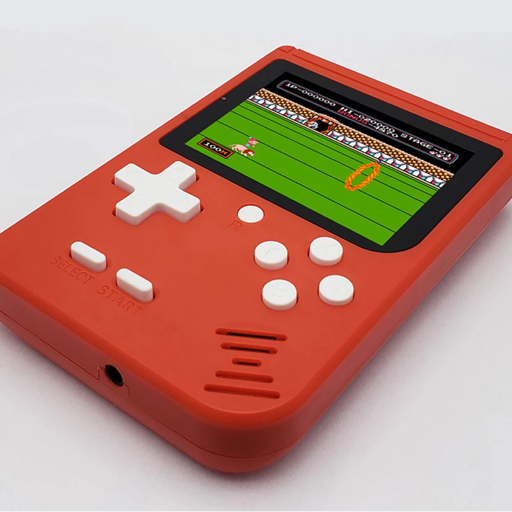 Классические мини-игровые консоли, JJFUN FC280 портативные игры, встроенные 400 ретро-ТВ-видеоигры с 3,0 дюймовым ЖК-дисплеем 1 USB зарядка