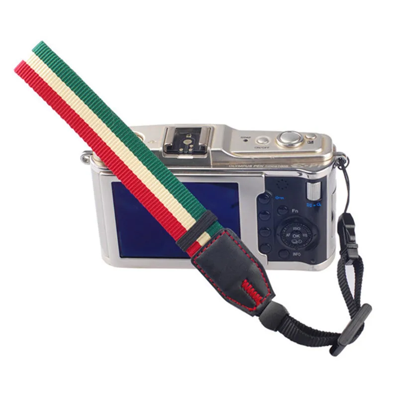 EL-06 Camera Leather Wrist Band Strap Hand Strap (1)_