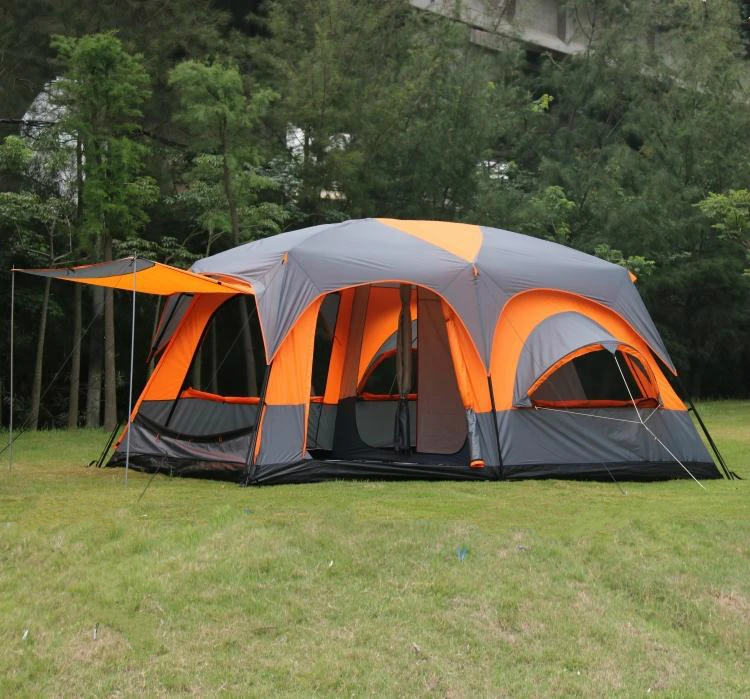 Us 175 44 2016 On Sale 6 8 10 12 Person 2 Bedroom 1 Living Room Awning Sun Shelter Party Family Hiking Beach Fishing Outdoor Camping Tent In Tents