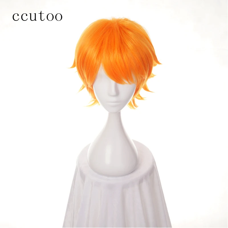 

ccutoo 12" Men's Short Shaggy Layered Fluffy Synthetic Wig Ichigo Kurosaki Cosplay Wig Heat Resistance Fiber