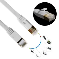 1 м/10 m Прочный Высокая Скорость RJ45 Ethernet сетевой кабель Cat7 высокое Скорость сетевой кабель Шнур Ведущий для портативных ПК