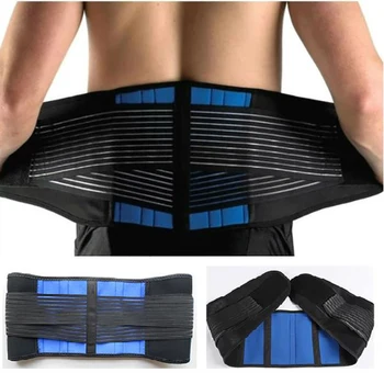 Newest Fitness Belt Lower Back Support Multisizes Therapy Backache Adjustable Orthopedic Back Posture Corrector Large Size Y010