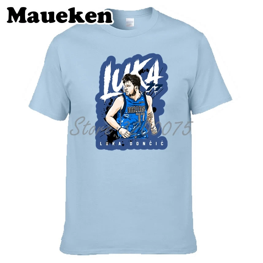 Мужская футболка Luka Doncic 77, одежда в Словении, футболка, Мужская футболка для фанатов, подарок, футболка с круглым вырезом, W19032235 - Цвет: 11