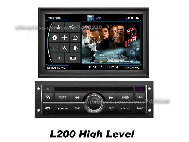 Для Mitsubishi L200 2008~ 2013-автомобильная gps-навигация, dvd-плеер Радио Стерео ТВ BT iPod 3g wifi мультимедийная система