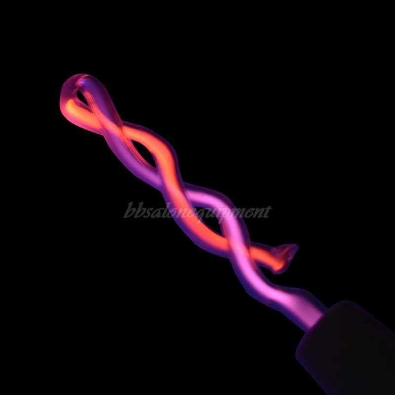 High Frequency Twist Shape Electrode Tube Replacement For Acne Control