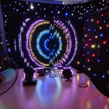 Лучшее качество P18 2*3 м ткань для проекции светодиодного видео