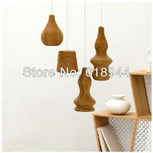 Инновационные элементы дизайнер современный дерево кулон фары светильников ламп для для дома столовая, Спальня, Бар и обучение комната