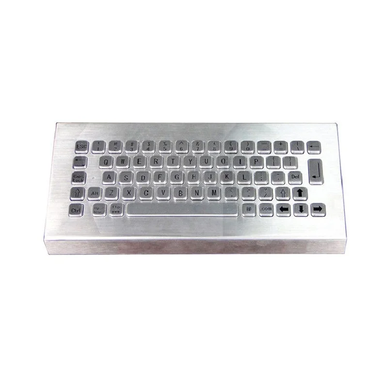 Brushed stainless steel compact IP65 industrial metal custom desktop