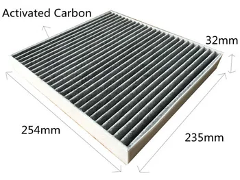 

Reasonable Wholesale 5Q0819644 Factory Outlet CUK26009 Carbon Car Cabin Air Filter for SKODA Octavia 32*254*235mm E2998LC