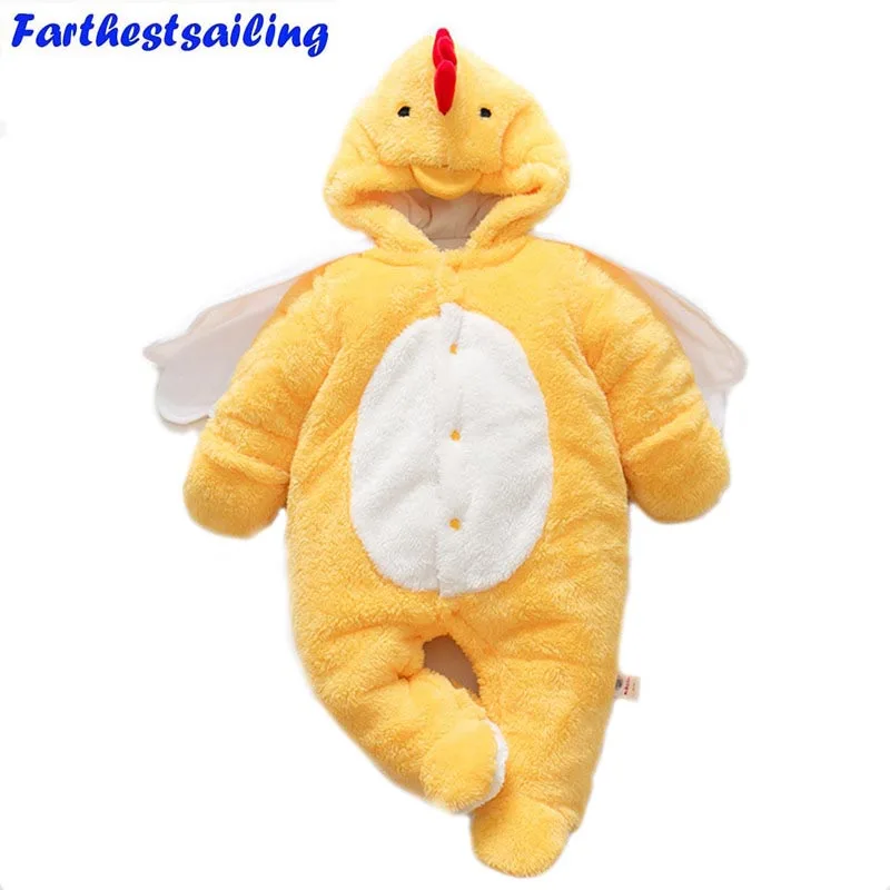 

baby rompers winter outwear thick warm baby newborn boy girl cotton long sleeve baby clothing bebe fleece jumpsuits for newborn