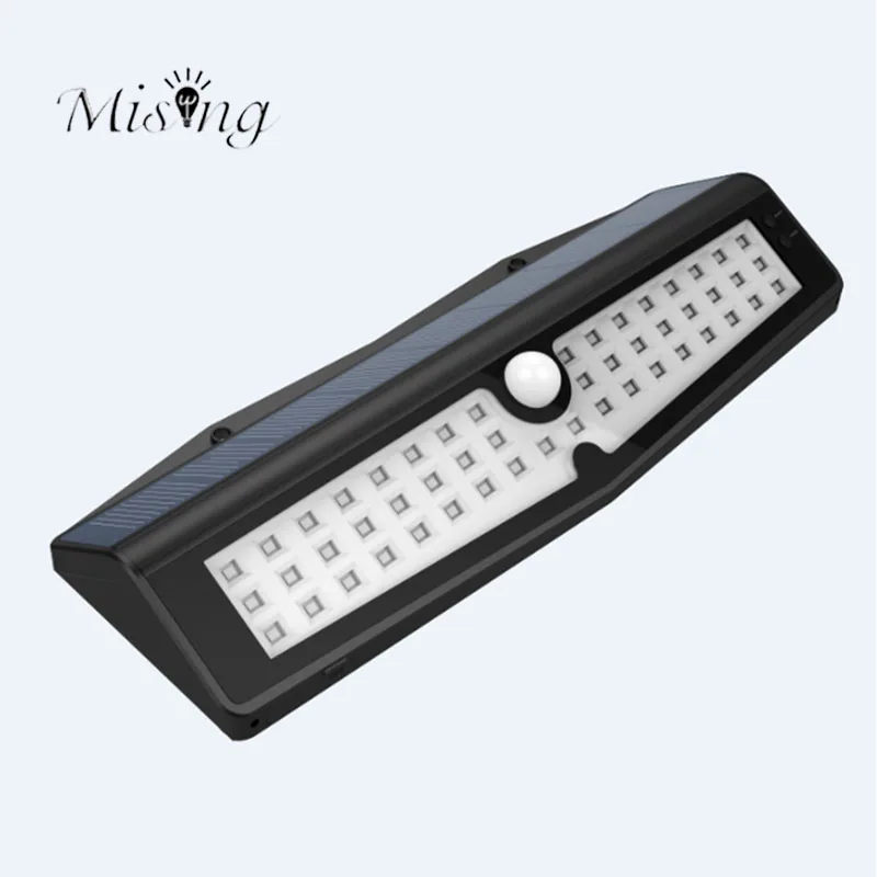 

Mising 10W Smart 50 LED Waterproof Solar Light PIR Motion Sensor Outdoor Garden Emergency Solar Lamp Can be Charged by USB Wire
