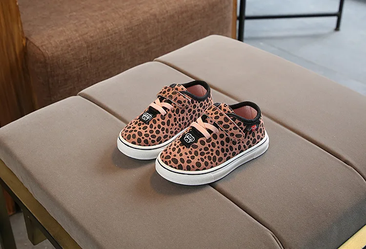 Kids Sport Shoes Chaussure Enfant Girls Boys Shoes New Autumn Spring Leopard Kids Sneakers Breathable Flat Children Sneaker