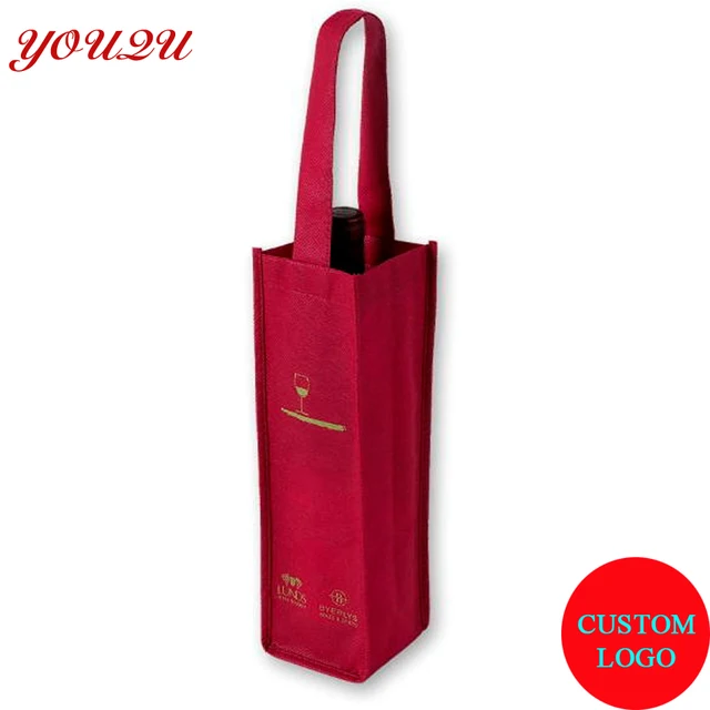 Wine Bag With Non Woven Material Own Logo Printing Can Do One Two Wine Bag With Non Woven Material Own Logo Printing Can Do One Two Four Six