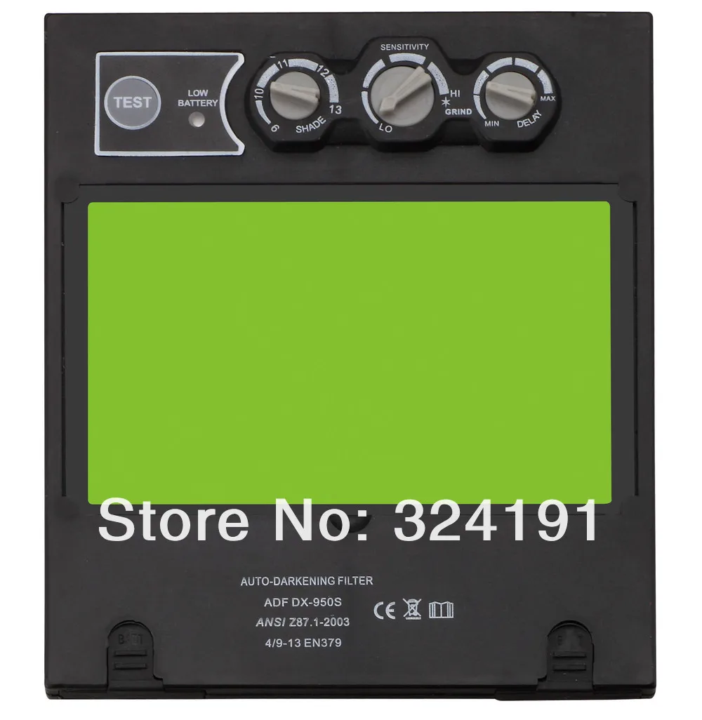 

NEW arrival Auto darkening welding Helmet LCD FILTER, ADF with Li battery