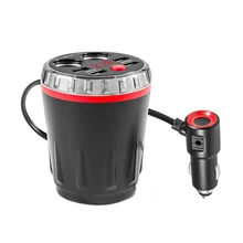 Max 5V 3.1A 4 USB Car Charger for iphone samsung huawei Tablet Dual Cigarette Lighter Car Cup Electronic Lighter Socket Splitter